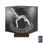 Jimnastik Jimlastik Kişiye Özel 3D Lamba - Masa Gece Lambası