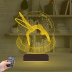 Jimnastik Jimlastik Kişiye Özel 3D Lamba - Masa Gece Lambası