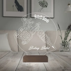 Tattoo Tato Dövmeci Dövme Sanatçısı Hediye Kişiye Özel 3D Lamba - Masa Gece Lambası